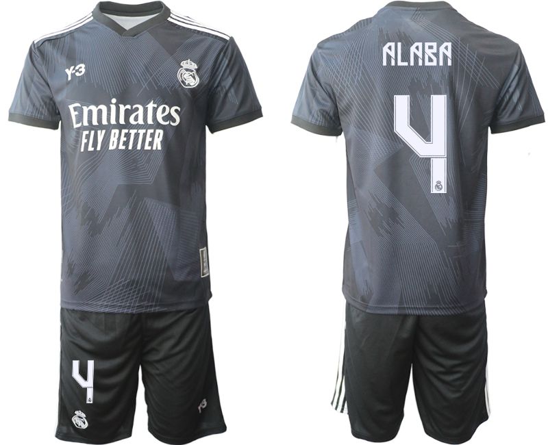 Men 2022-2023 Club Real Madrid Cuarta Camiseta Y3 de black 4 Soccer Jerseys